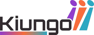 Kiungo Logo black font